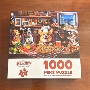 Dog Chef 1000 Piece Puzzle - Multicolor